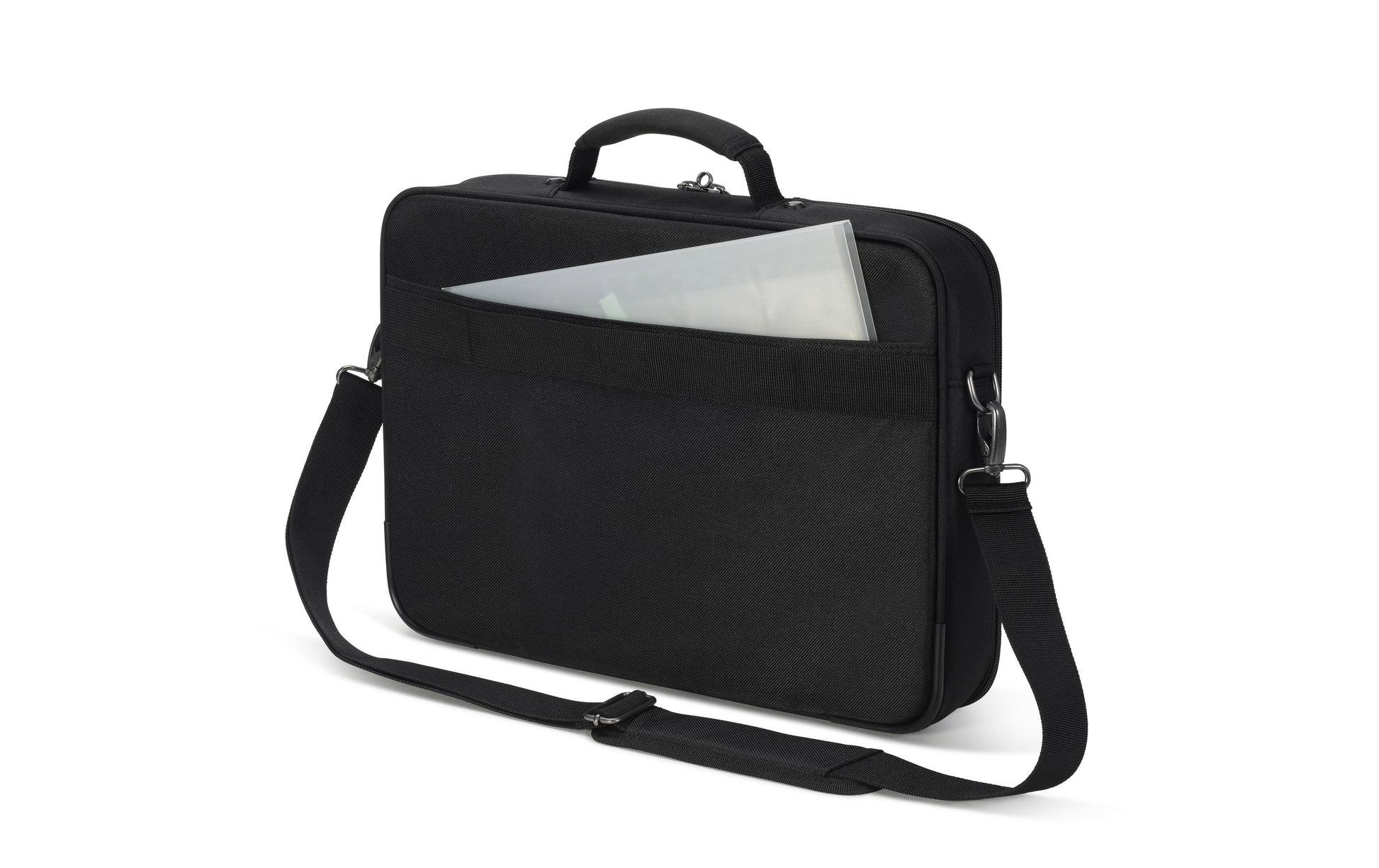 DICOTA Notebook-Tasche bis 15,6" – Trolley-Band, Schultergurt – Schwarz