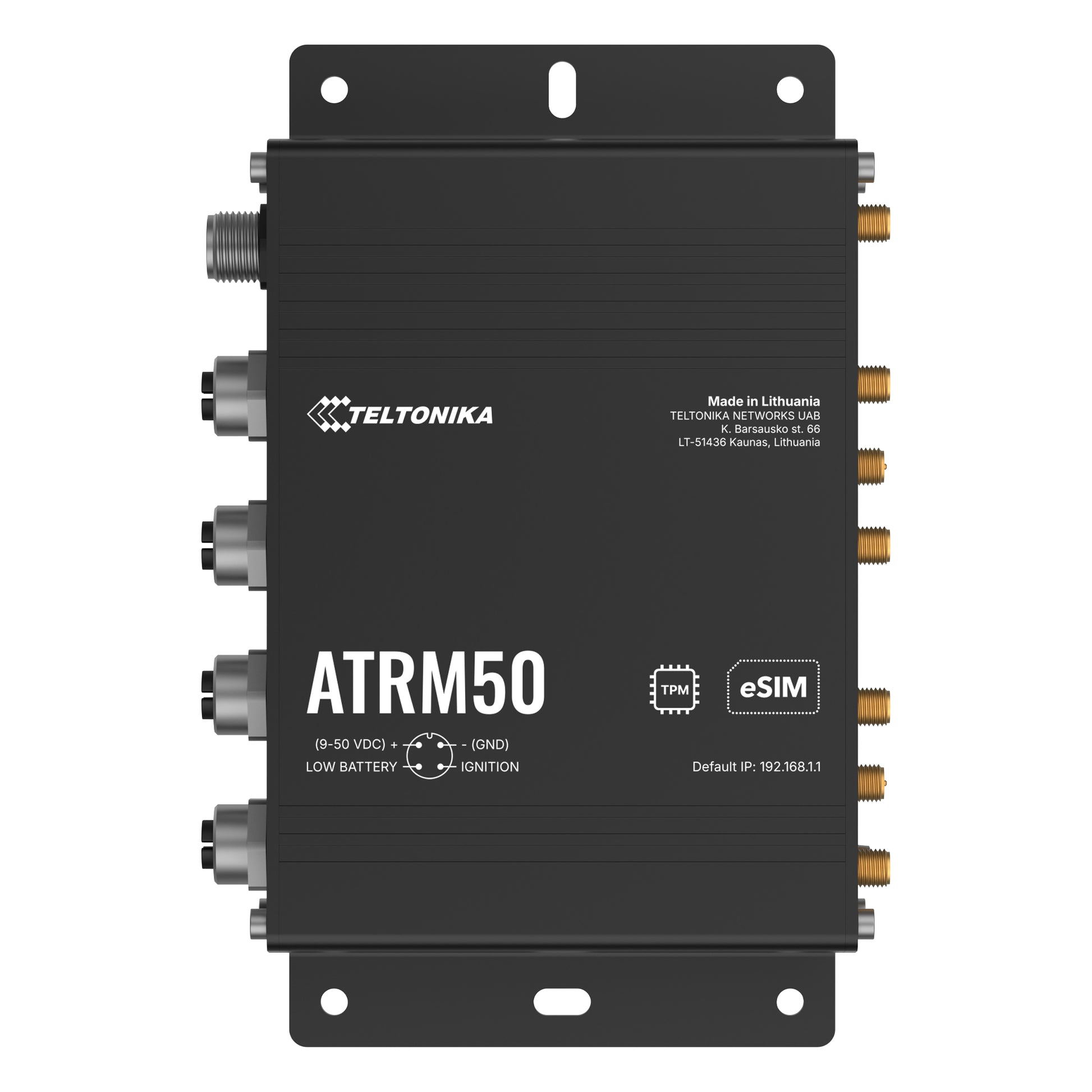 Teltonika ATRM50 – LTE/5G-Router, 5G, Wi-Fi 5, Dual-Band (2,4/5 GHz), bis 867 Mbit/s, Dual-SIM, Cat 19