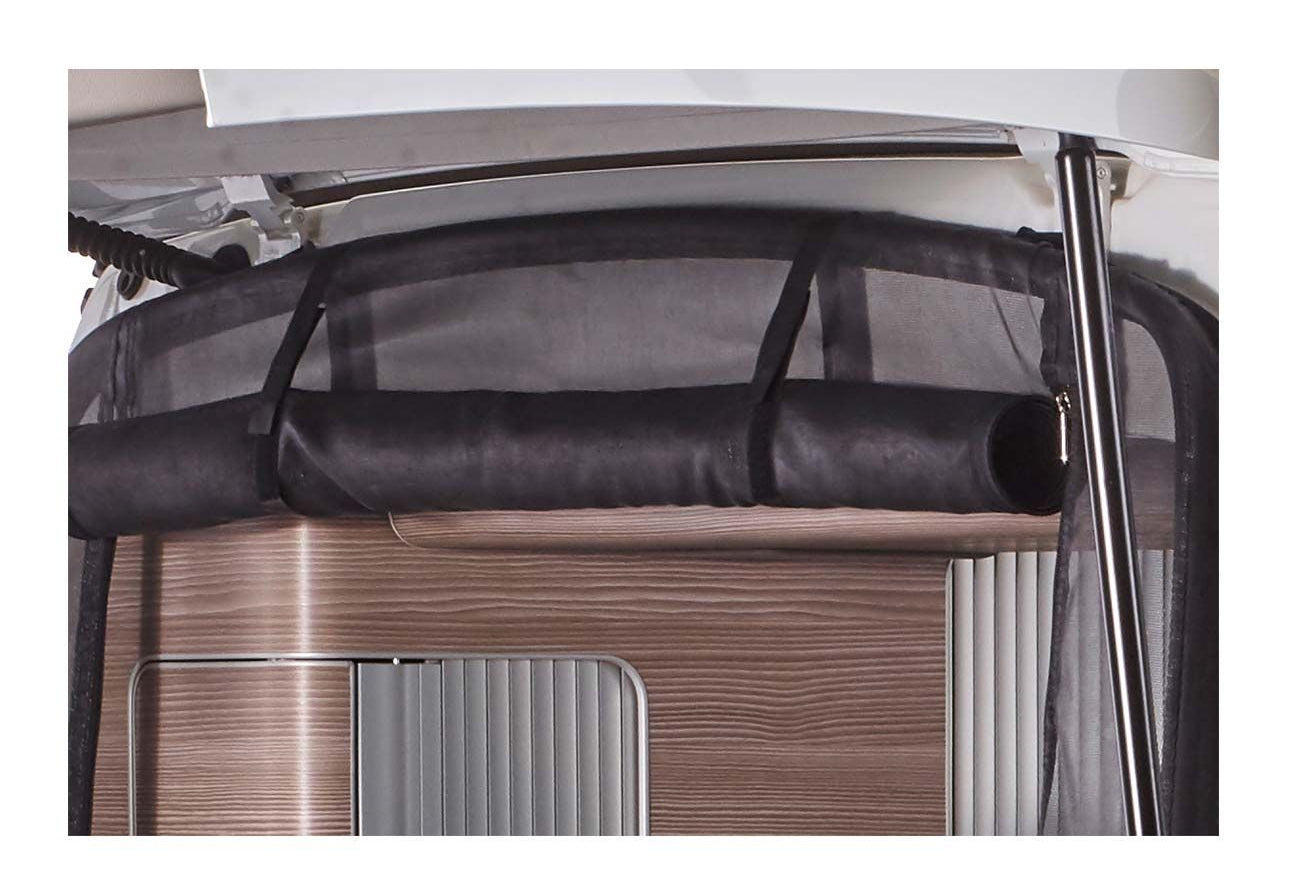 VanQuito Heckmoskitonetz – mit Reissverschluss – für Ford (Heckklappe) – schwarz, Polyester – 1 Stk.