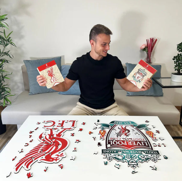 Iconic Puzzles Liverpool FC Puzzle – 270 Teile – 24 × 42 cm – ab 10 J. – Holz – FSC