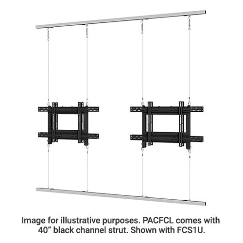 Chief PACFCL Verlängerungsrohr – 101,6 cm – für FCS1U – Schwarz