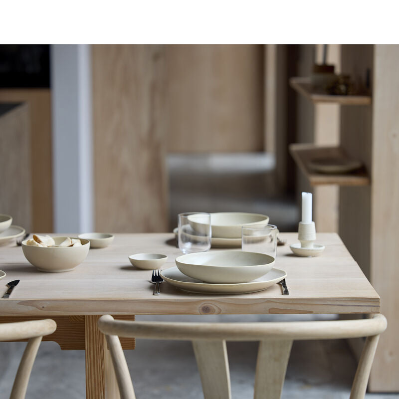 Villa Collection Speiseteller – Ø 27 cm, Steinzeug, Beige, spülmaschinenfest, mikrowellengeeignet