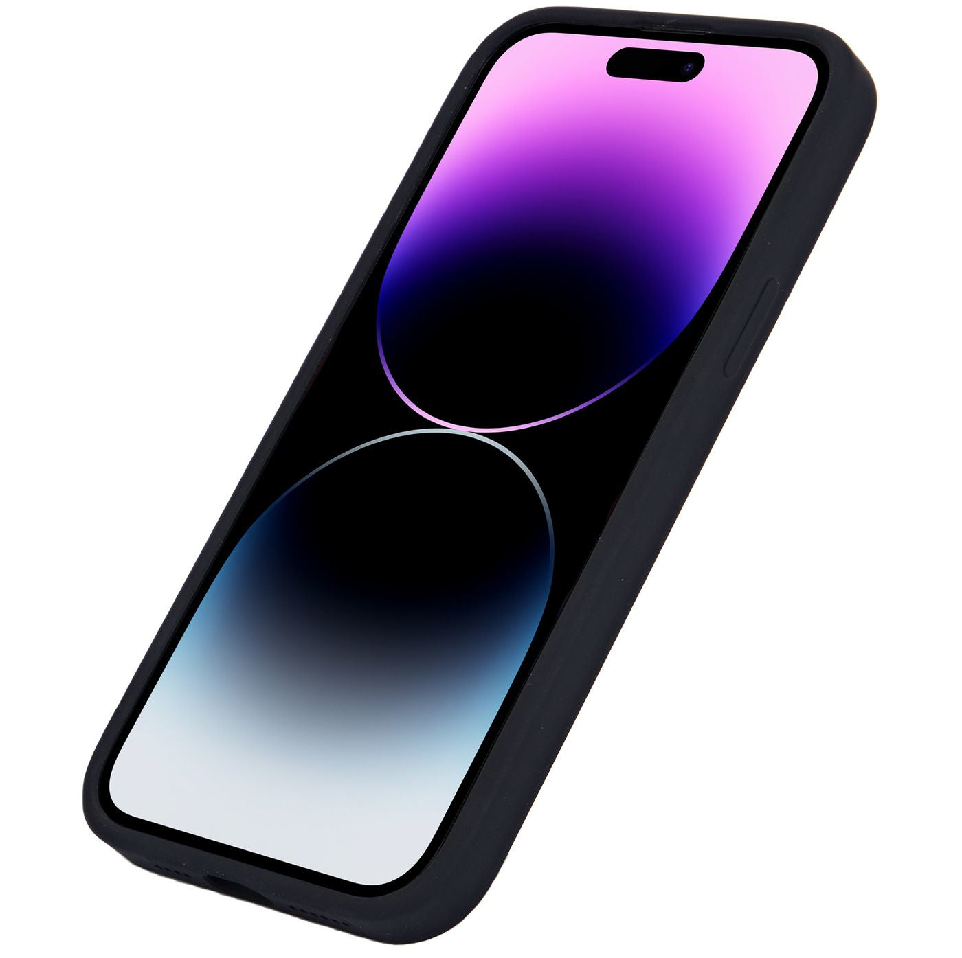 eSTUFF INFINITE (GRS) RIGA Backcover – für Apple iPhone 15 Plus, PC+Silikon+Mikrofaser, schwarz
