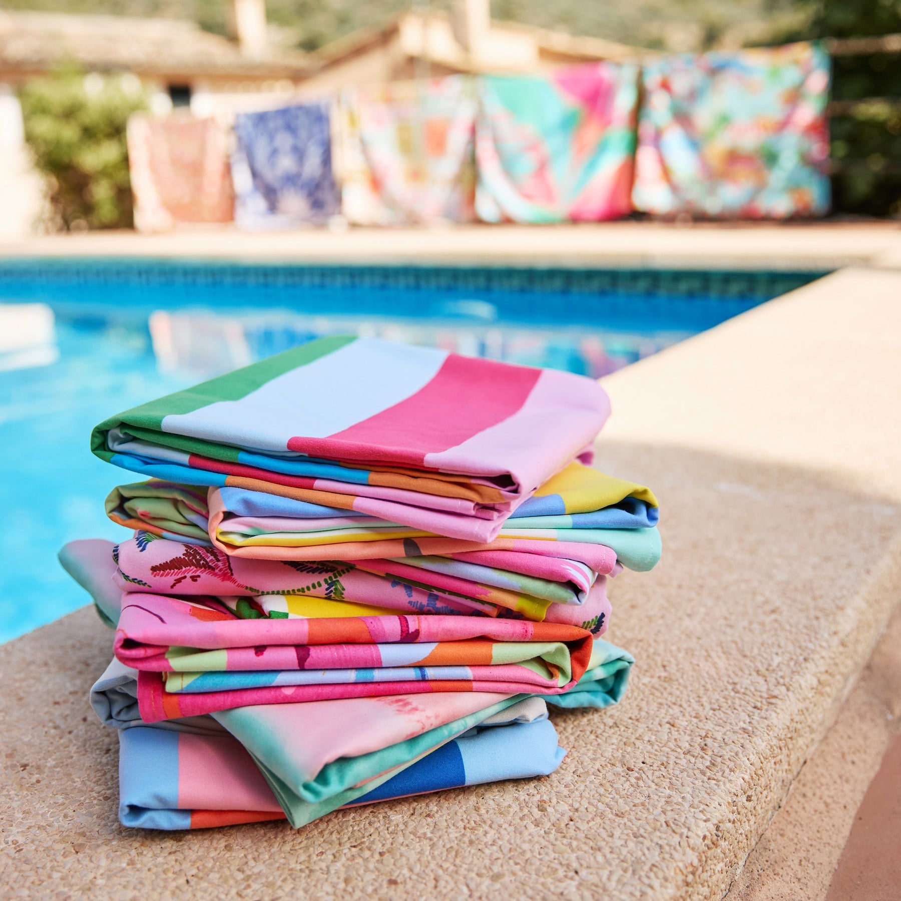 Dock & Bay Strandtuch SUMMER XL Ocean Pav. – 90 × 200 cm, Mehrfarbig, Polyamid/Polyester