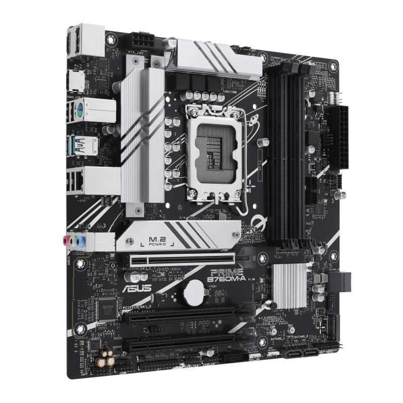 ASUS PRIME B760M-A-CSM – Mainboard – LGA 1700, Intel B760, mATX, DDR5