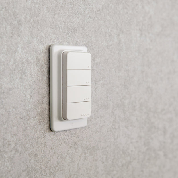 Shelly BLU RC Button 4 – Smart-Taster – Bluetooth, Beacon-Modus, CR2032-Batterie