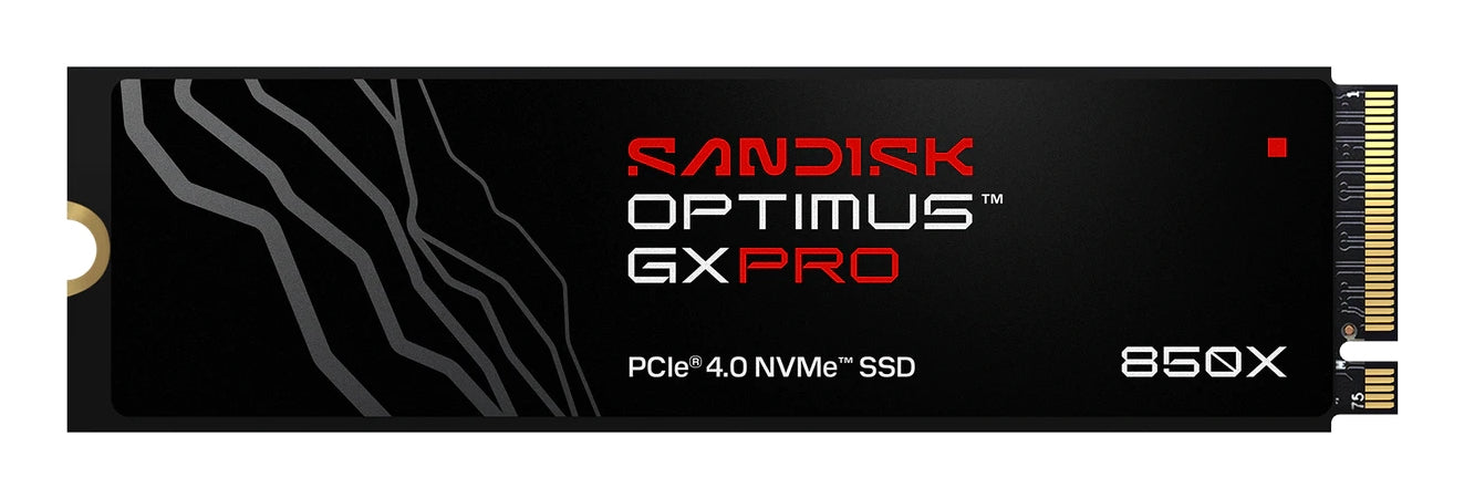 SanDisk Optimus GX PRO 850X – M.2 2280 NVMe PCIe 4.0, für PlayStation 5/PlayStation 5 Pro