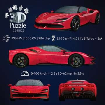 Ravensburger 3D Puzzle Ferrari SF90 Stradale – 108 Teile – ab 8 Jahren