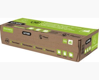 Exacompta Thermorolle 80 mm × 76 m, Kern 12 mm, Ø 72 mm – 10 Rollen