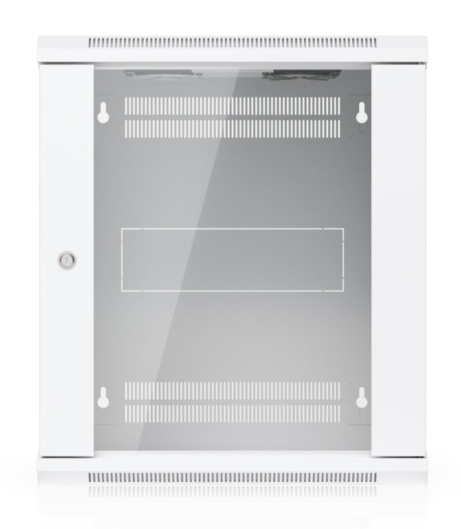 Ubiquiti UACC-Rack-12U-Wand-450-G – 19" Wandverteiler 12U, abschliessbar, 550 × 450 × 635 mm, weiss, Stahl