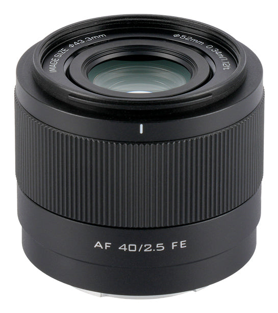 Viltrox AF 40 2.5 FE Objektiv – Sony E-Mount – 40 mm f/2.5 – Filter 52 mm