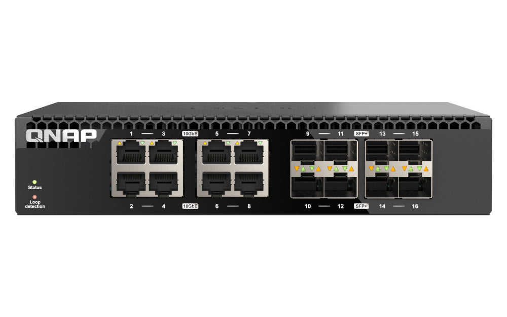 QNAP QSW-3216R-8S8T – Switch – 16×10G, 8×SFP+, L2