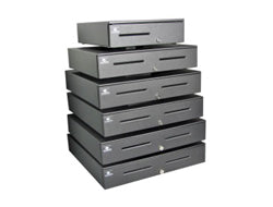 apg Solutions 4000 – Kassenschublade, 5 Scheine/8 Münzen, USB, 457 × 424 × 107 mm, Schwarz