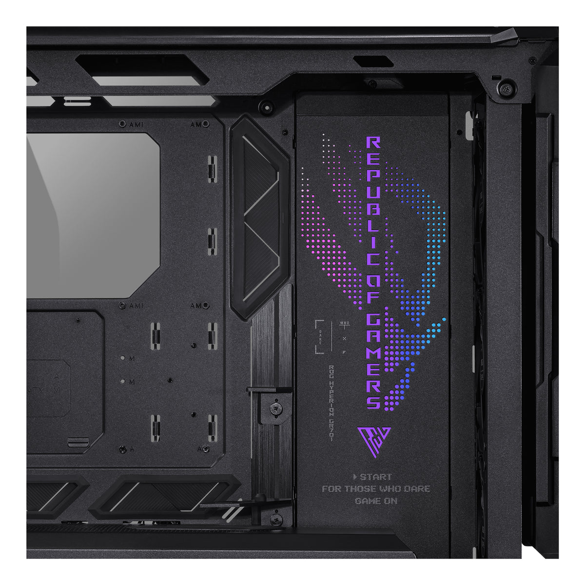 ASUS ROG HYPERION GR701 BTF EDITION – PC-Gehäuse – Tower, EATX/ATX/mATX/Mini-ITX, Schwarz, 460 mm GPU