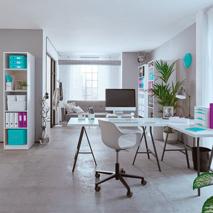 Leitz Briefkorb – Kunststoff, Blau, Weiss