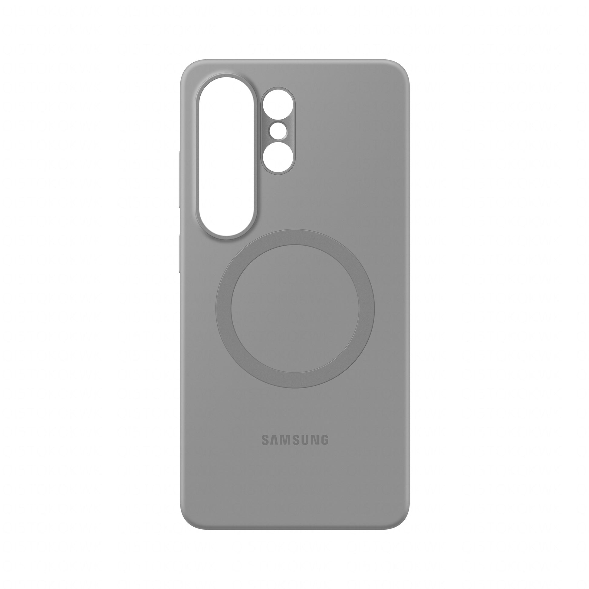 Samsung Silikon Magnet Hülle Holster – für Samsung Galaxy S26 Ultra, Silikon, Grau, kabelloses Aufladen