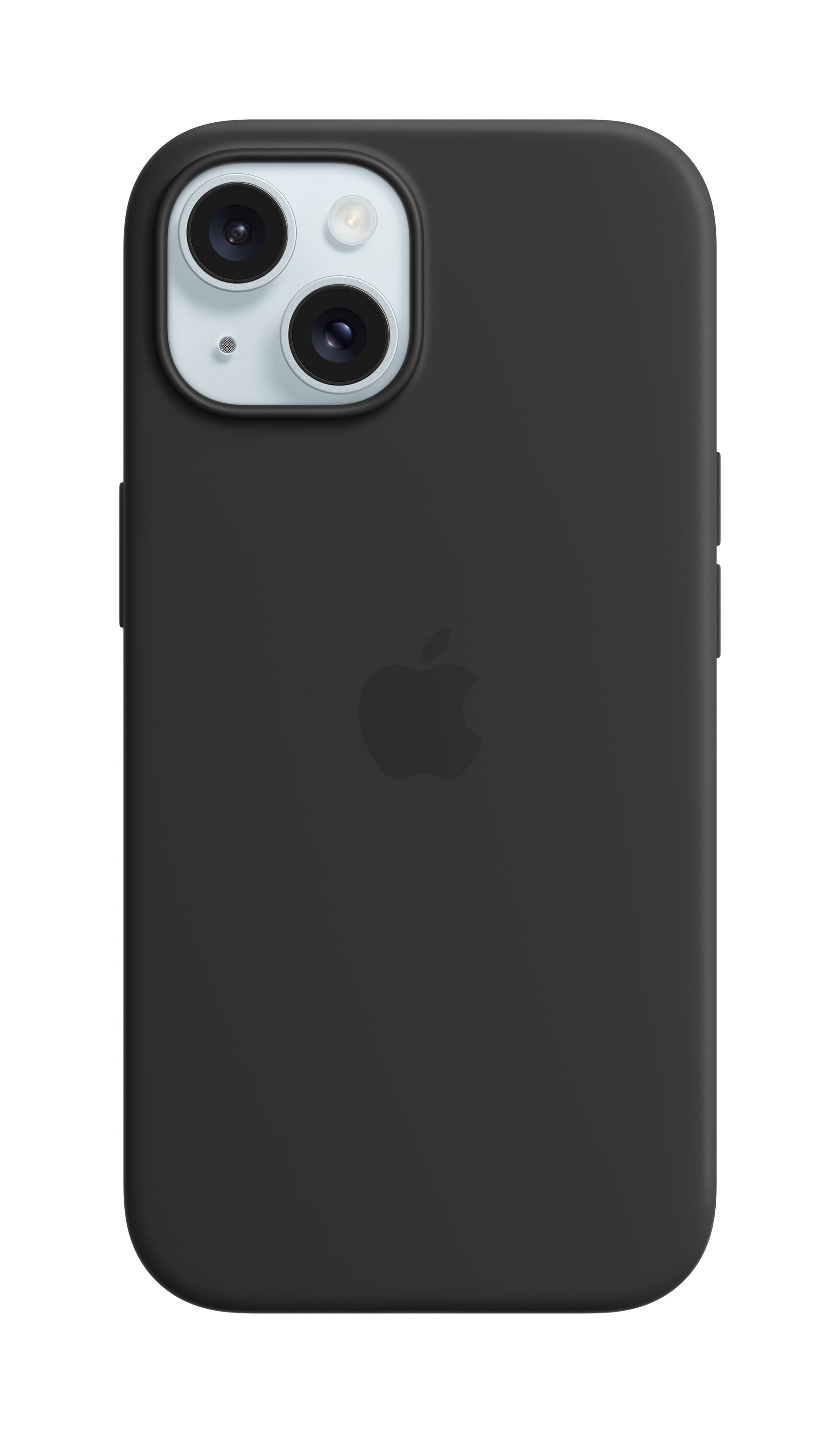 Apple Backcover – für Apple iPhone 15, MagSafe, Mikrofaser+Silikon, Schwarz