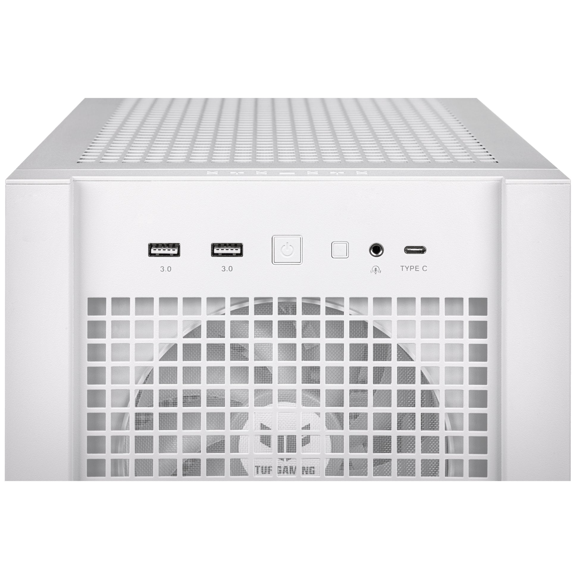 ASUS TUF Gaming GT302 ARGB – PC-Gehäuse – Weiss, EATX/ATX/mATX/Mini-ITX, 3×140 mm Front, Seitenfenster