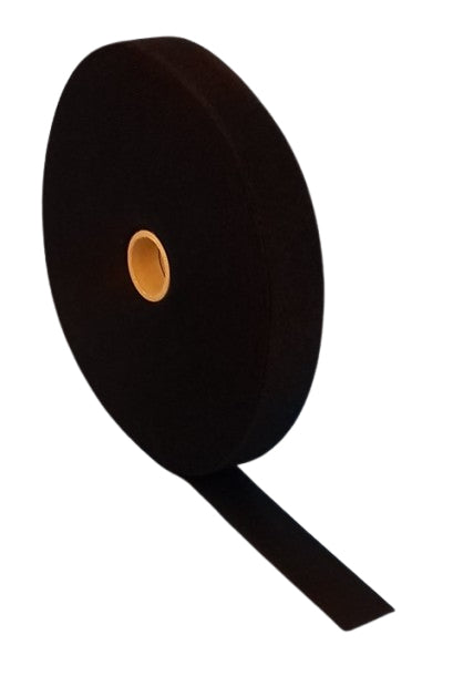 FASTECH Klettband 3 m × 30 mm, Polyamid, Schwarz, Zuschneidbar