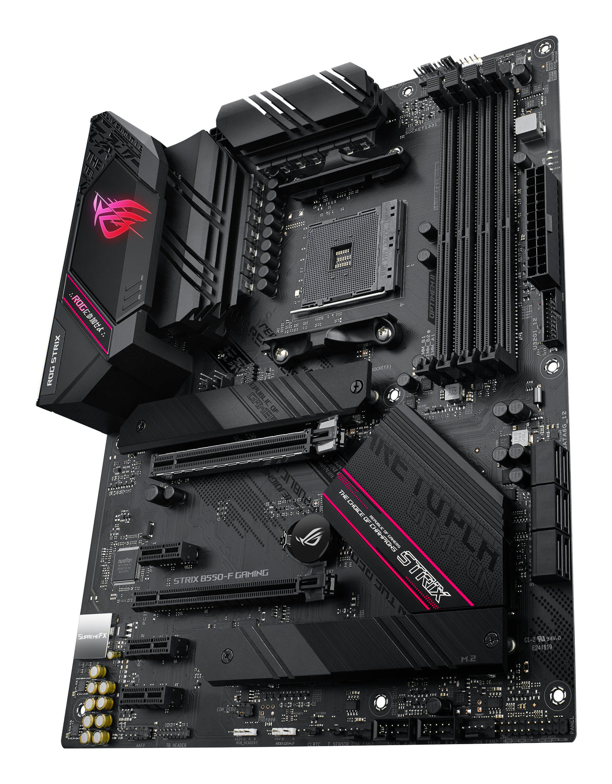 ASUS ROG STRIX B550-F GAMING – Mainboard – AM4, AMD B550, ATX, DDR4, 4×DIMM, 128 GB