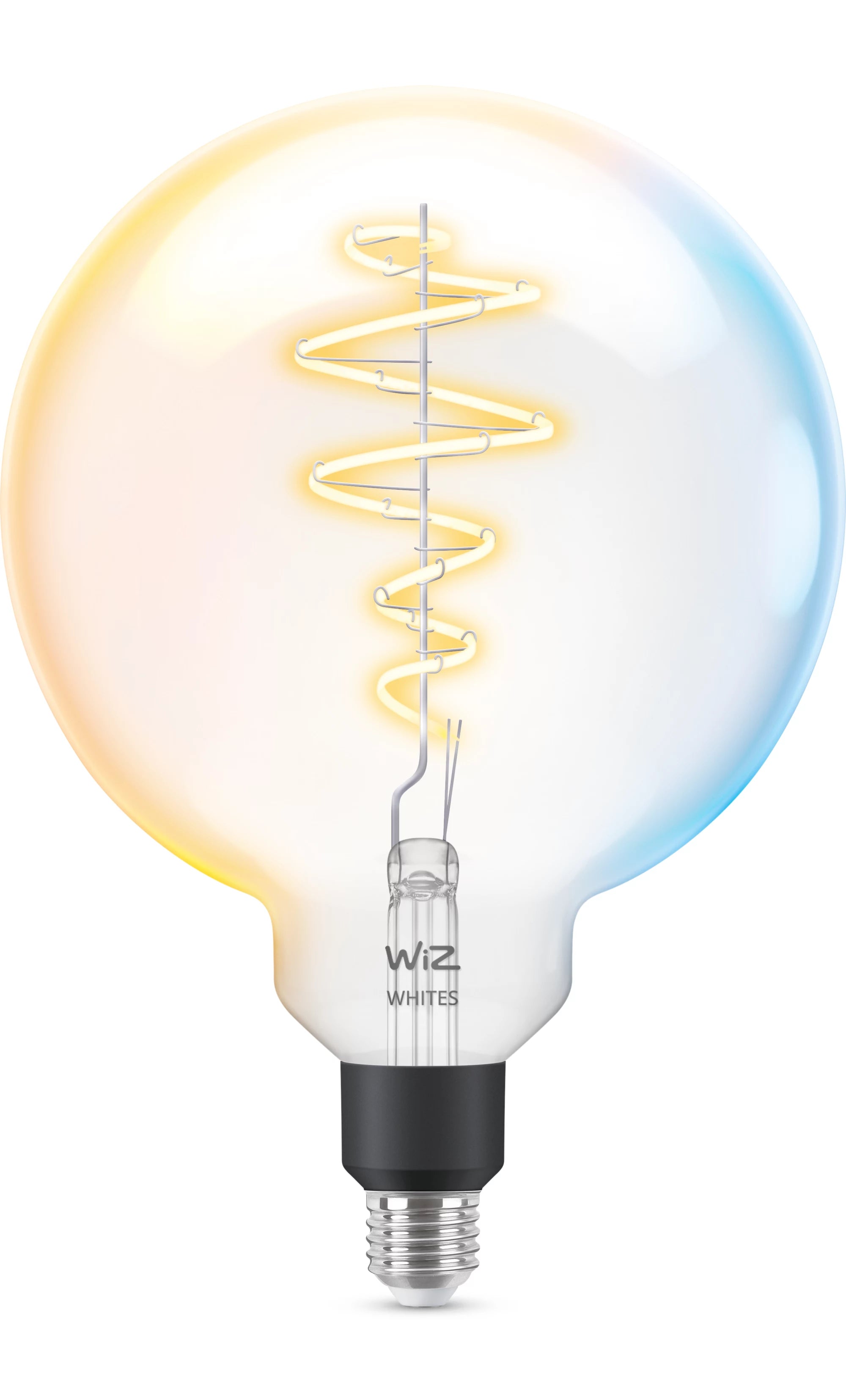 WiZ Smart-Leuchtmittel E27 G200 – 470 lm, 2700–6500 K, WLAN/App, dimmbar