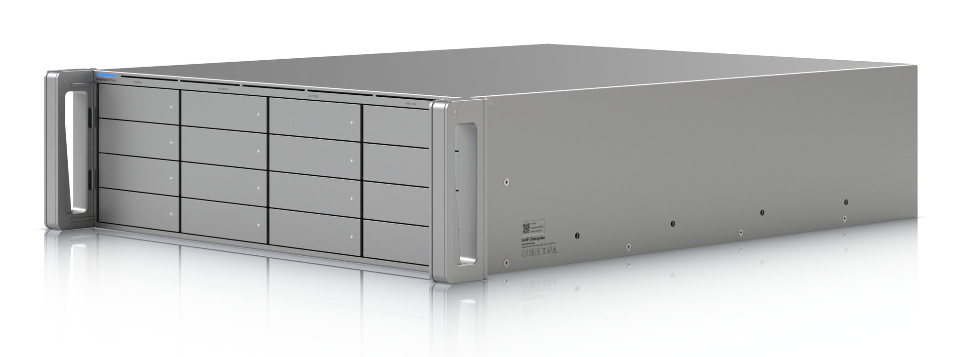 Ubiquiti UniFi ENVR-CORE Rack 3U – 4K – 500 Kanäle – 16 Laufwerksschächte (SATA)