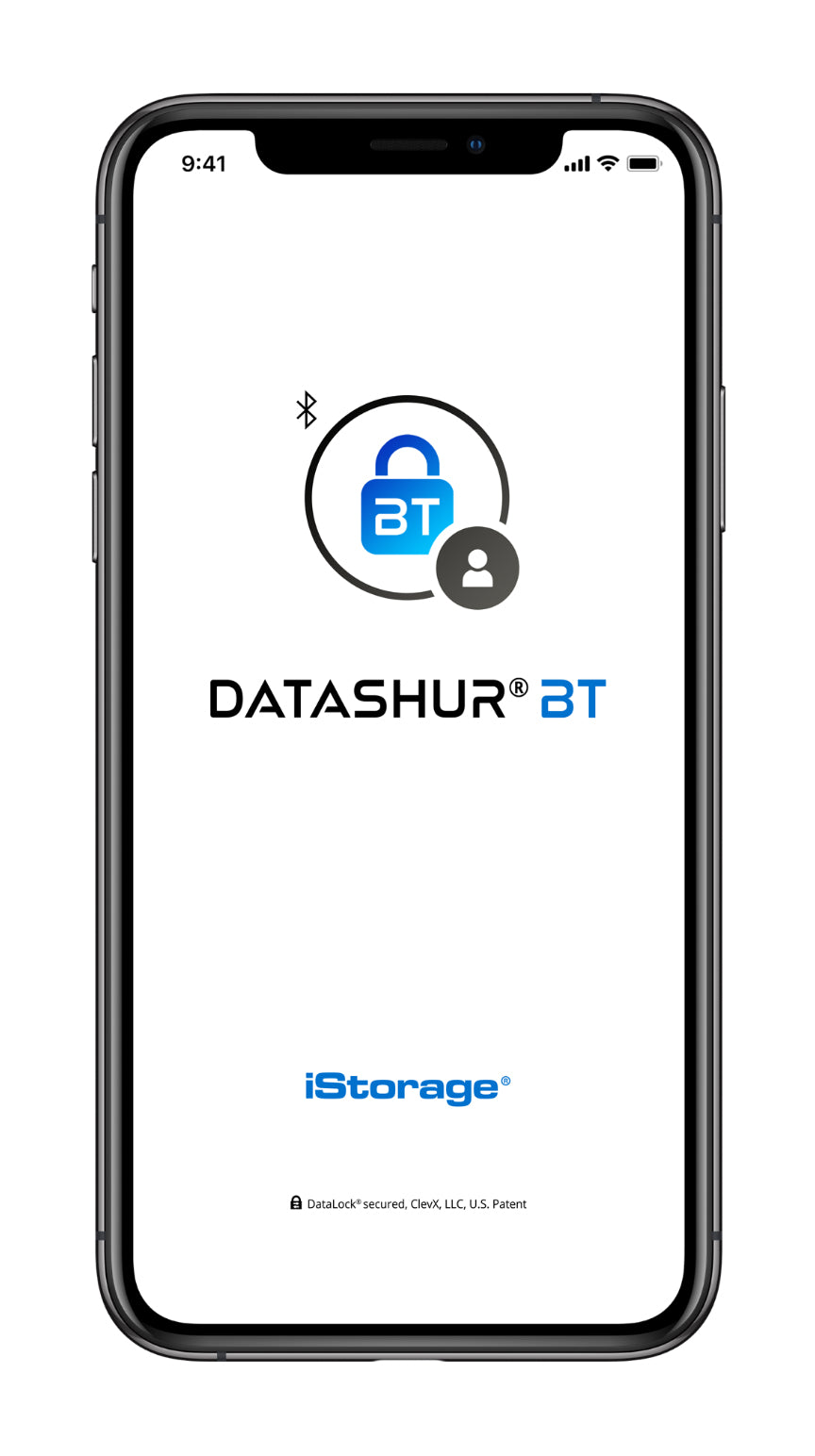 iStorage datAshur BT – 16 GB, USB 3.2 Gen 1 (USB‑A), FIPS 140‑2 Level 3, Fingerabdruck, IP57