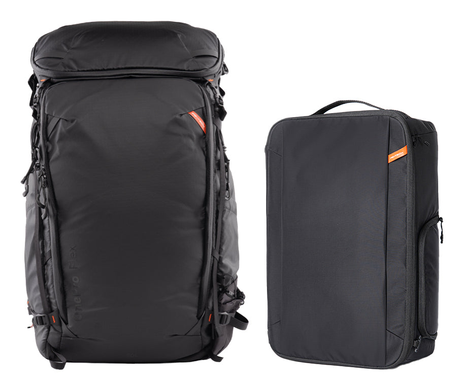 PGYTECH OnePro Flex 40 L Kamerarucksack – Cordura/Polyamid, spritzwassergeschützt – Schwarz
