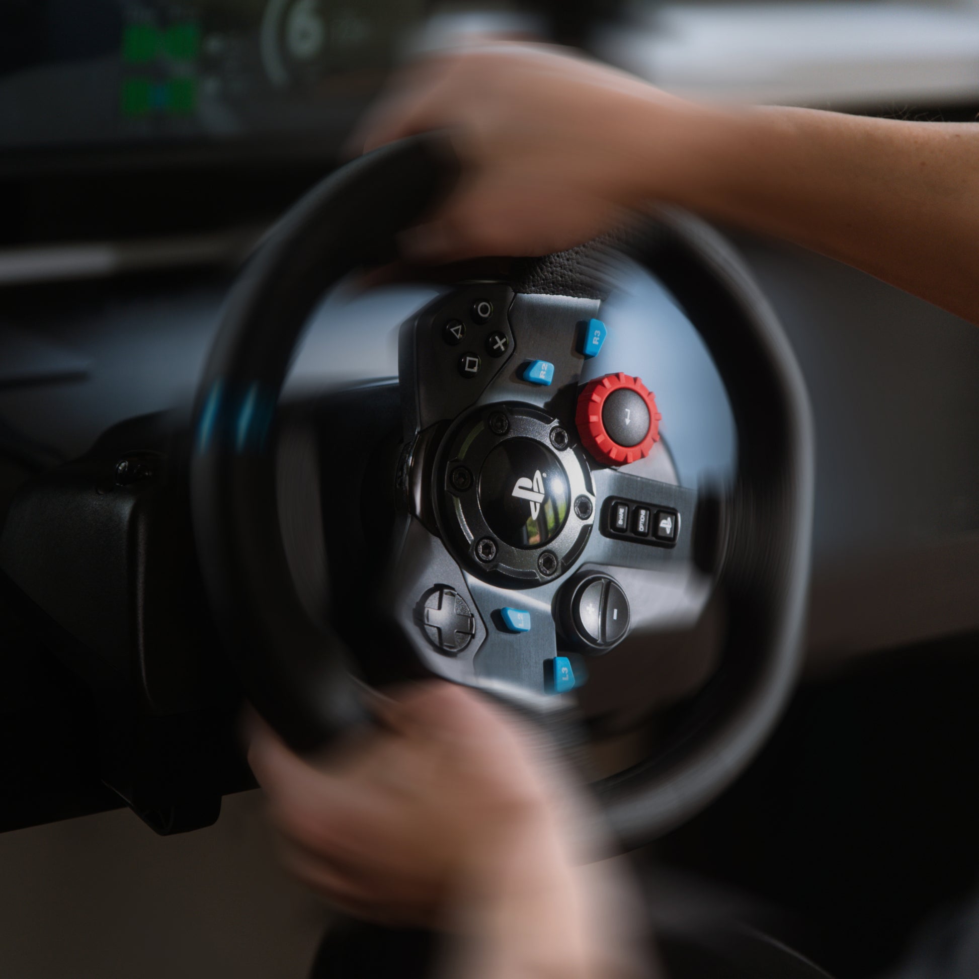 Logitech G G29 – Lenkrad + Pedale – USB (kabelgebunden), Force-Feedback, Schwarz – für PS5, PS4 & PC
