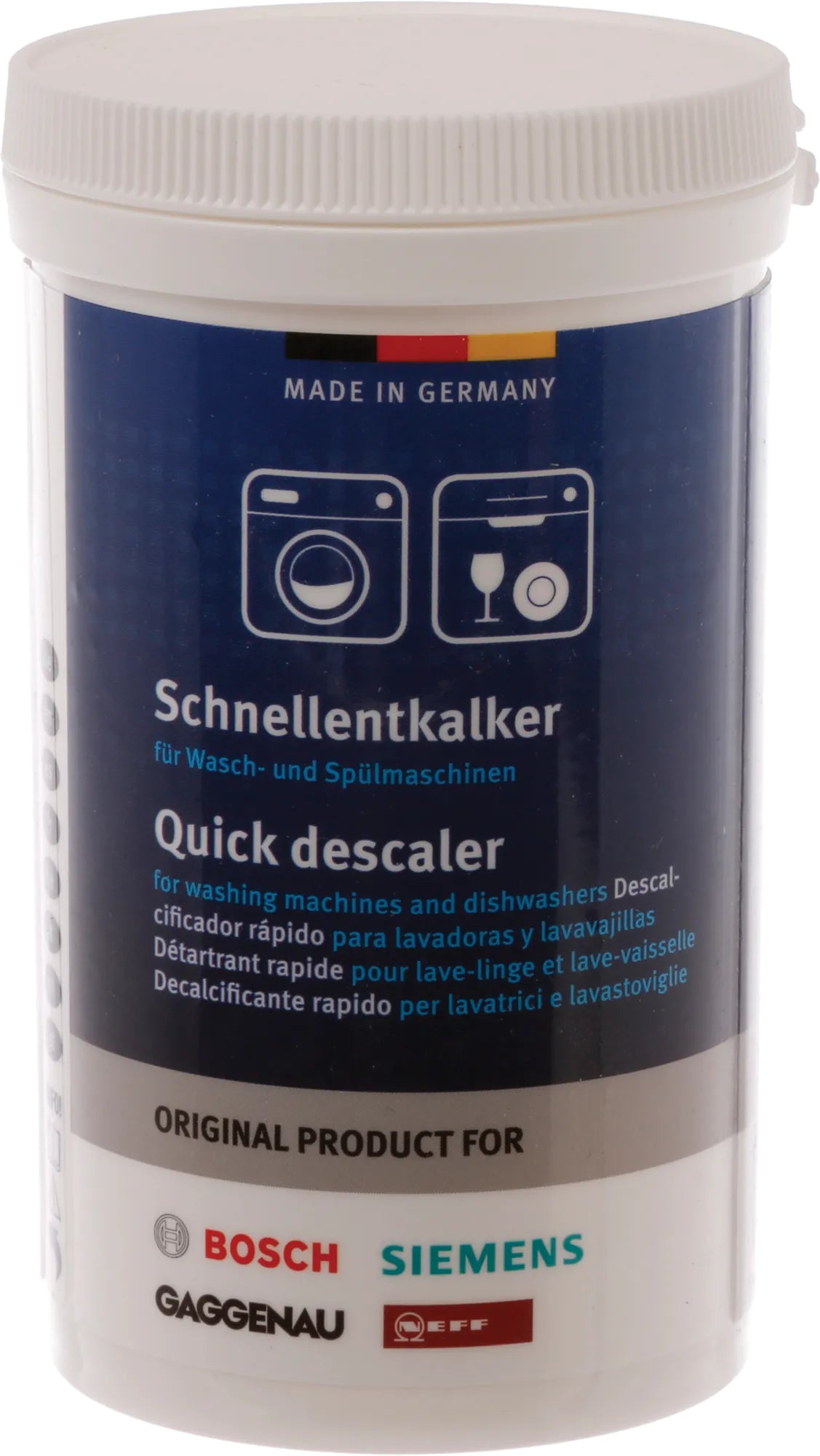 Siemens Entkalkungsmittel Schnellentkalker für Waschmaschine & Geschirrspüler – 1 kg