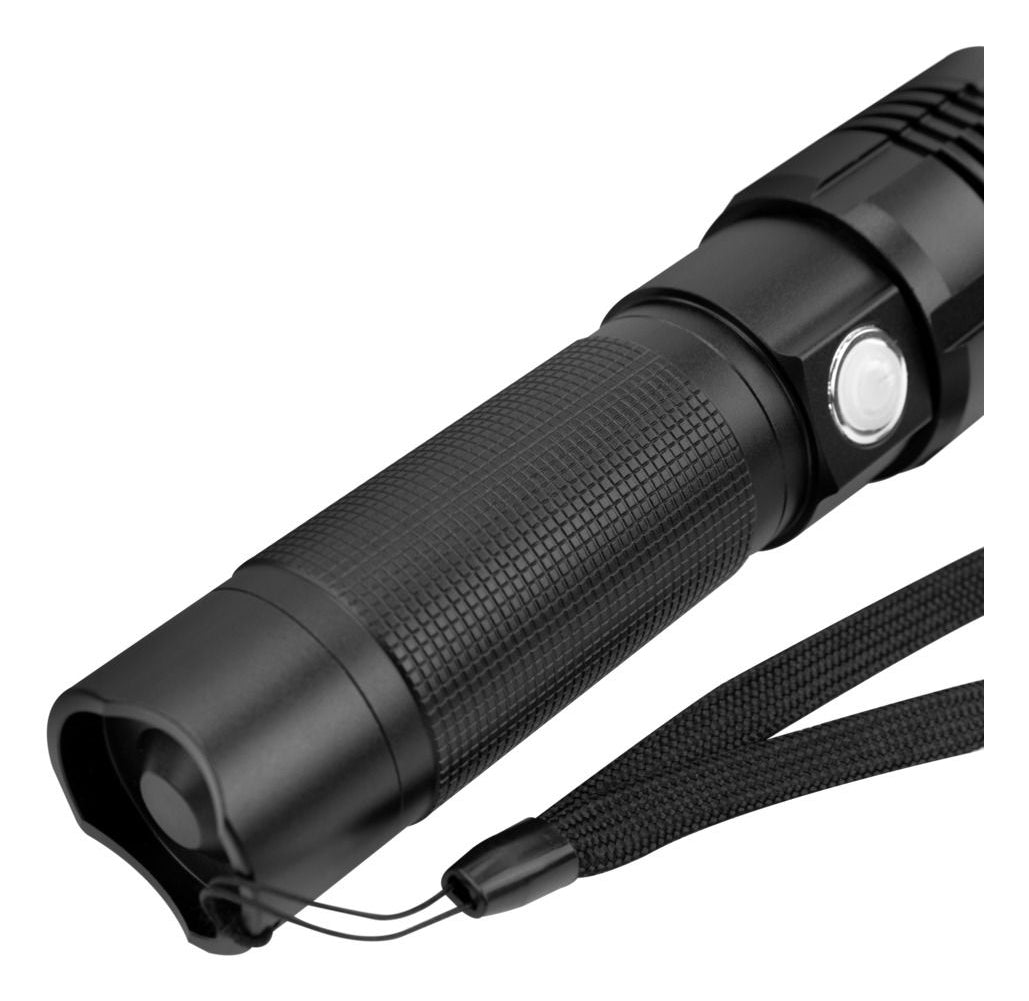 Ansmann Taschenlampe Pro 3000R – 3200 lm, 213 m, IP67, USB, Akku 5100 mAh, 6 Modi – Schwarz