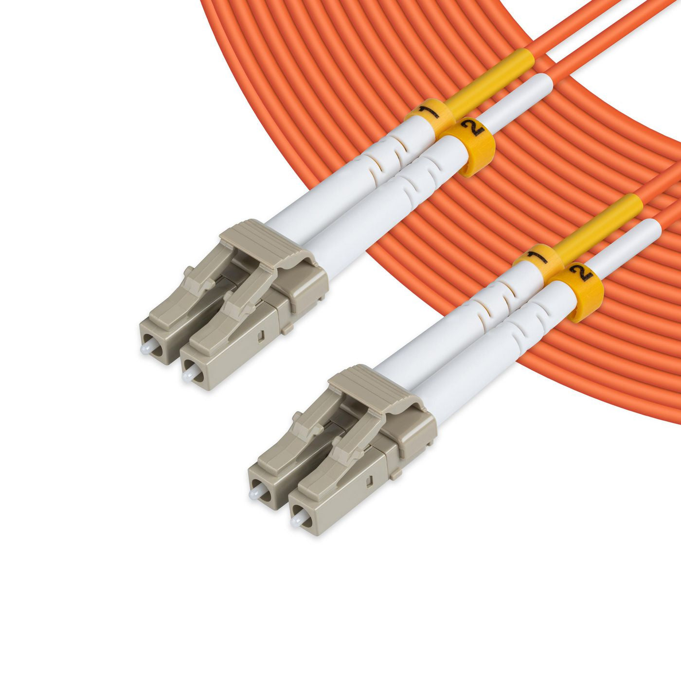 Microconnect LWL-Patchkabel – LC/UPC-LC/UPC, Multi-Mode (OM2), 1 m, LSZH, Orange