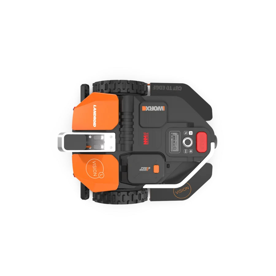 WORX Vision Landroid L1600 Rasenmähroboter – 20 V – Schnittbreite 22 cm – Mähfläche 1600 m² – 4,0 Ah & Ladegerät