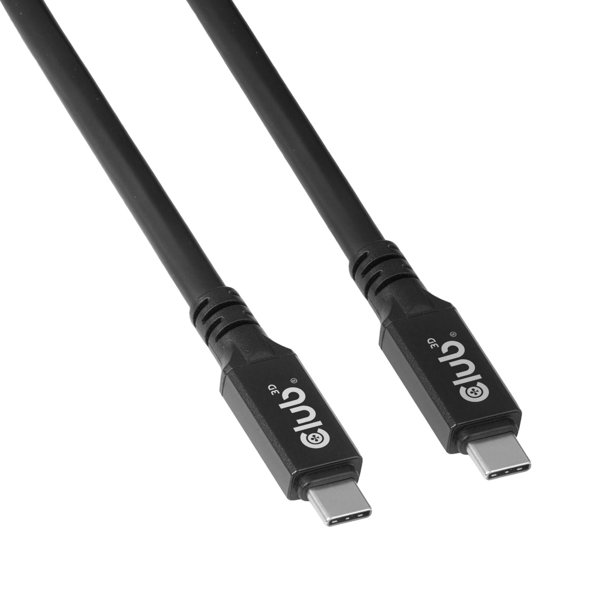 CLUB3D Club 3D – USB-C auf USB-C Kabel – USB4 20 Gbit/s – 9 m – PD 100 W – Schwarz