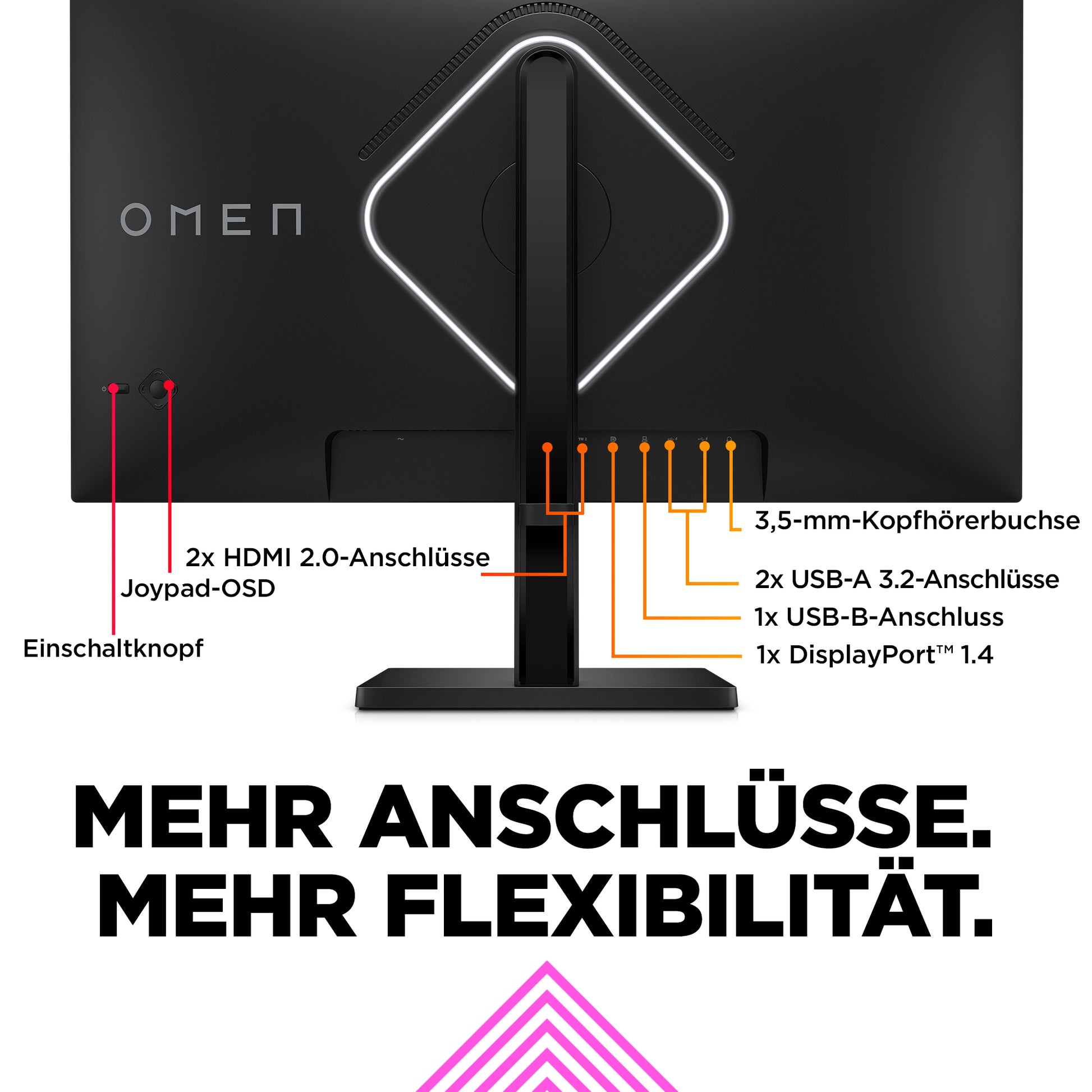 HP Omen – Monitor, 27", 2560 × 1440 (WQHD), 240 Hz