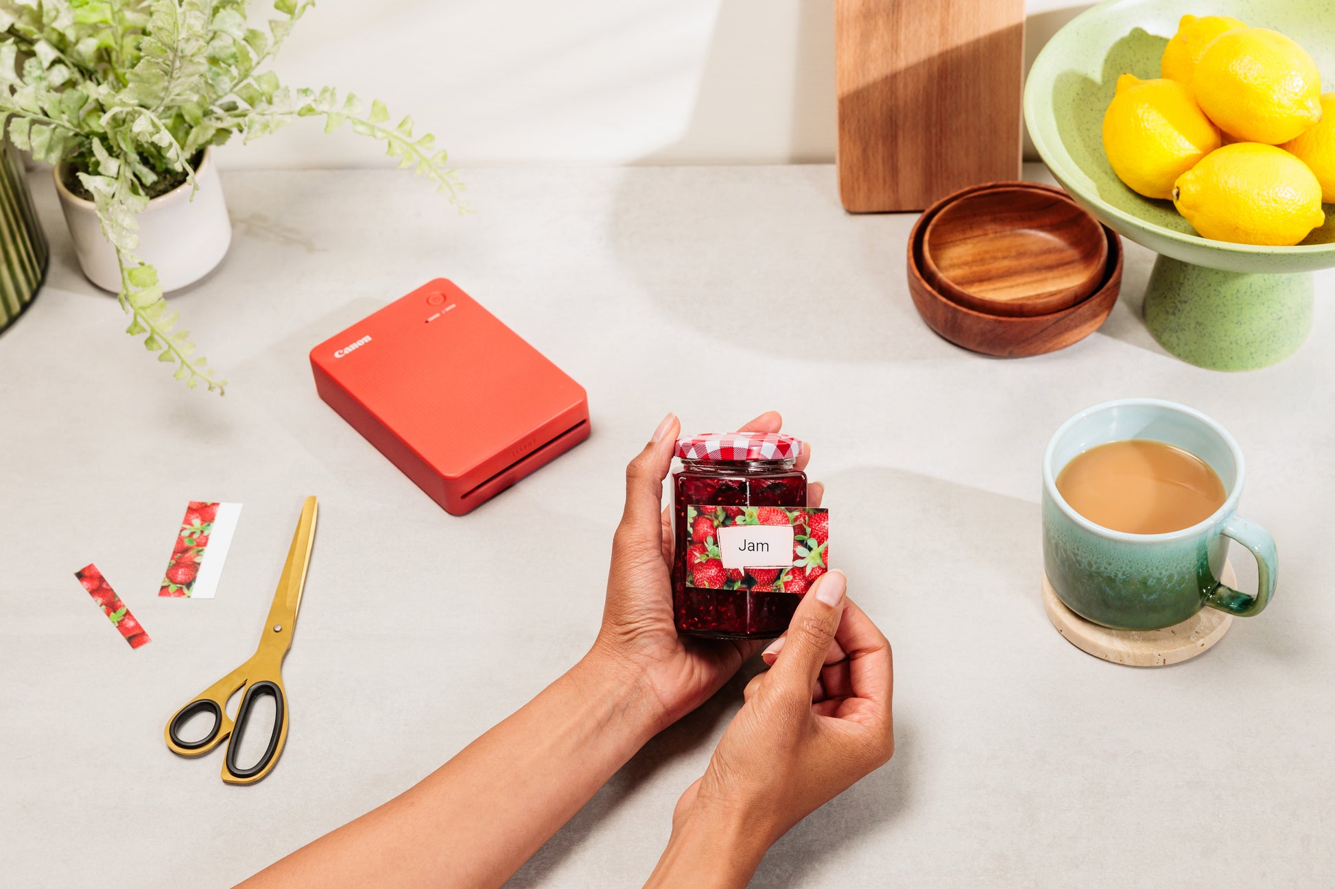 Canon SELPHY QX20 Mini-Fotodrucker – 7,2×8,5 cm, Thermosublimation, WLAN, USB-C, Akku, Weiss