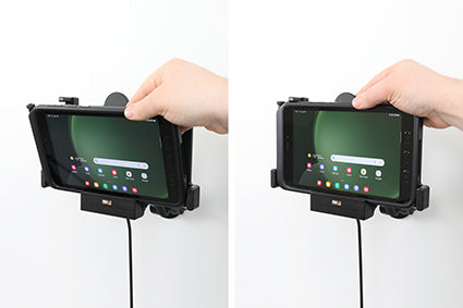 Brodit Fahrzeug-Dock für Samsung Galaxy Tab Active 5 (SM‑X300/SM‑X306B) und Galaxy Tab Active 3 (SM‑T570/SM‑T5)