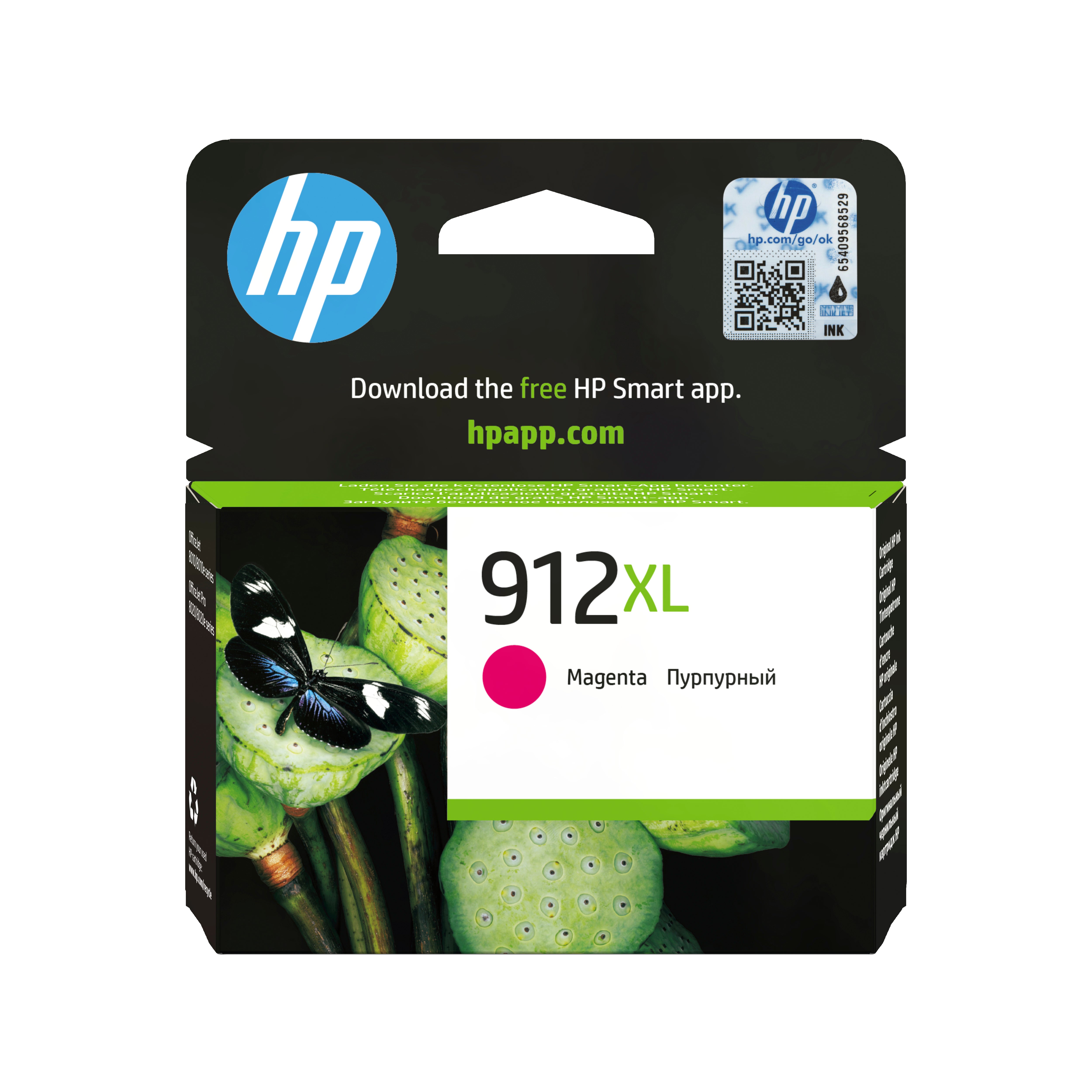 HP 912XL Magenta Tintenpatrone (Original) – 700 Seiten – für HP OfficeJet 8010e/8012/8014 …