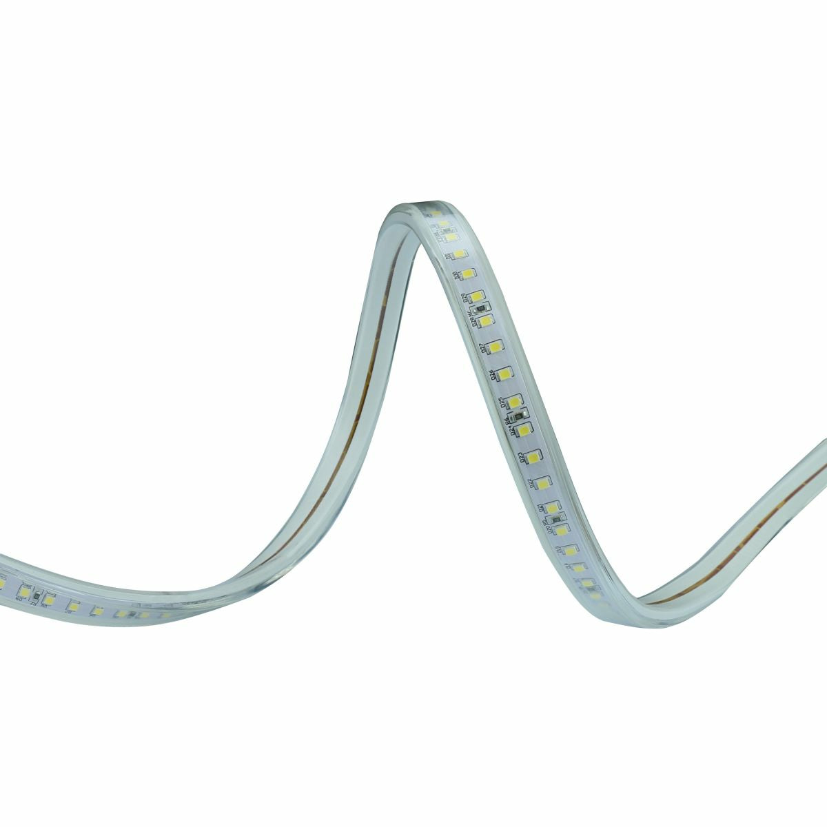 Elbro LED-Streifen Aussen – 50 m – 15'200 lm, 250 W – Kaltweiss, 4000 K – IP65 – Netzbetrieb – Transparent