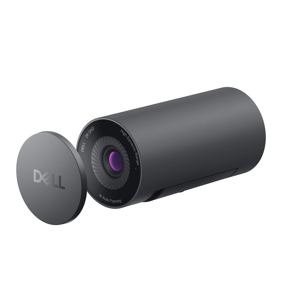 DELL WB5023 Webcam – 2K, 60 fps, Autofokus, USB 2.0, Sichtschutz – Schwarz