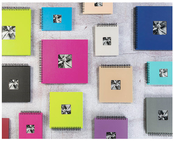 Hama Fotoalbum – für 240 × 170 mm, pink, mit Pergaminzwischenblättern, Papier