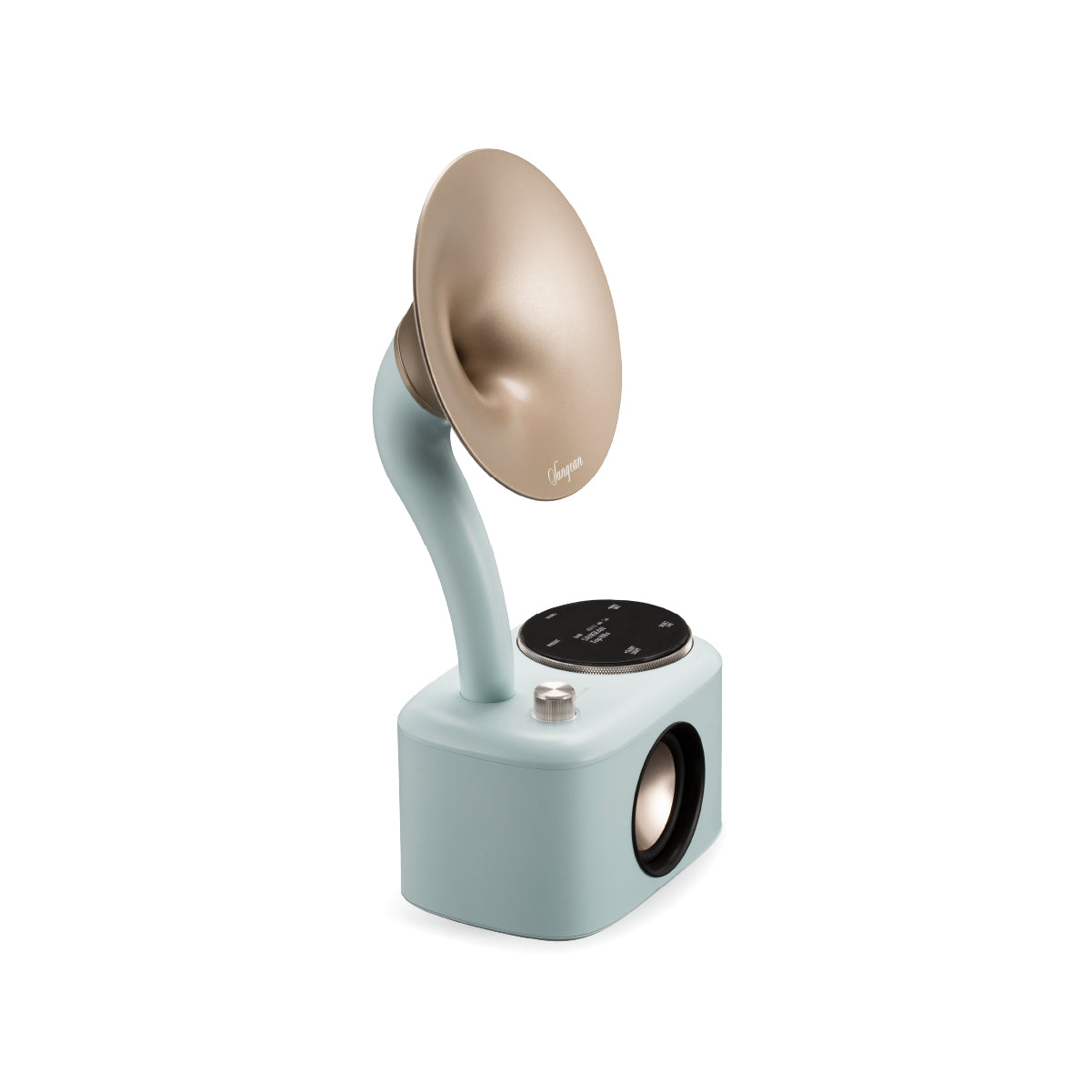 Sangean CP-100D – Tragbares DAB+ Radio, UKW, Bluetooth – Mint/Gold