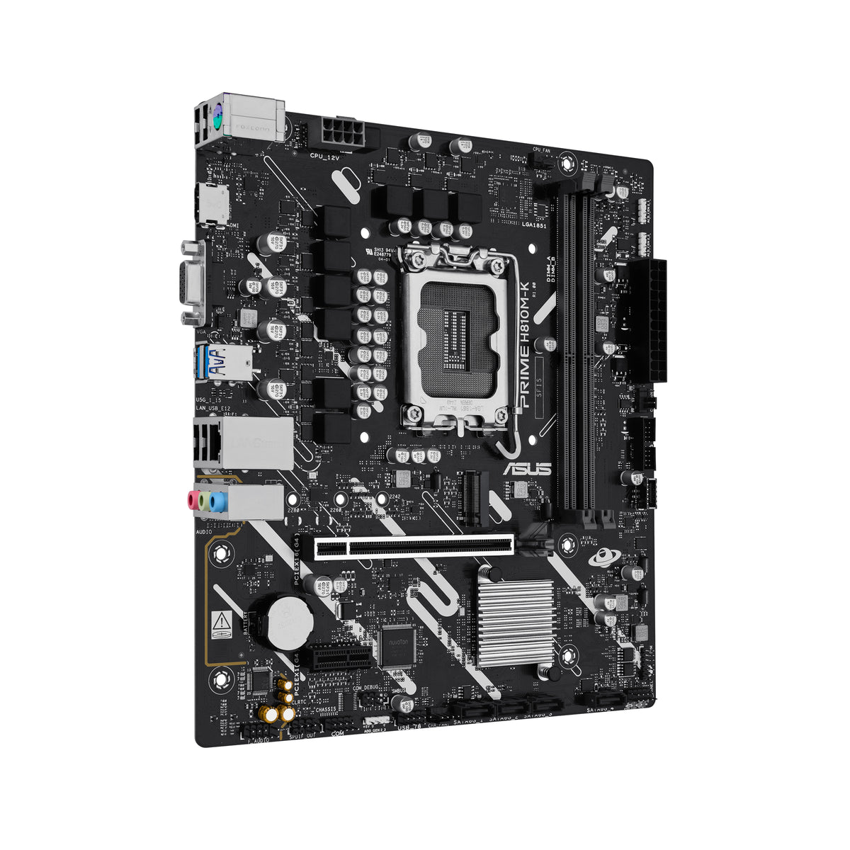 ASUS PRIME H810M-K – Mainboard – LGA 1851, Intel H810, mATX, DDR5