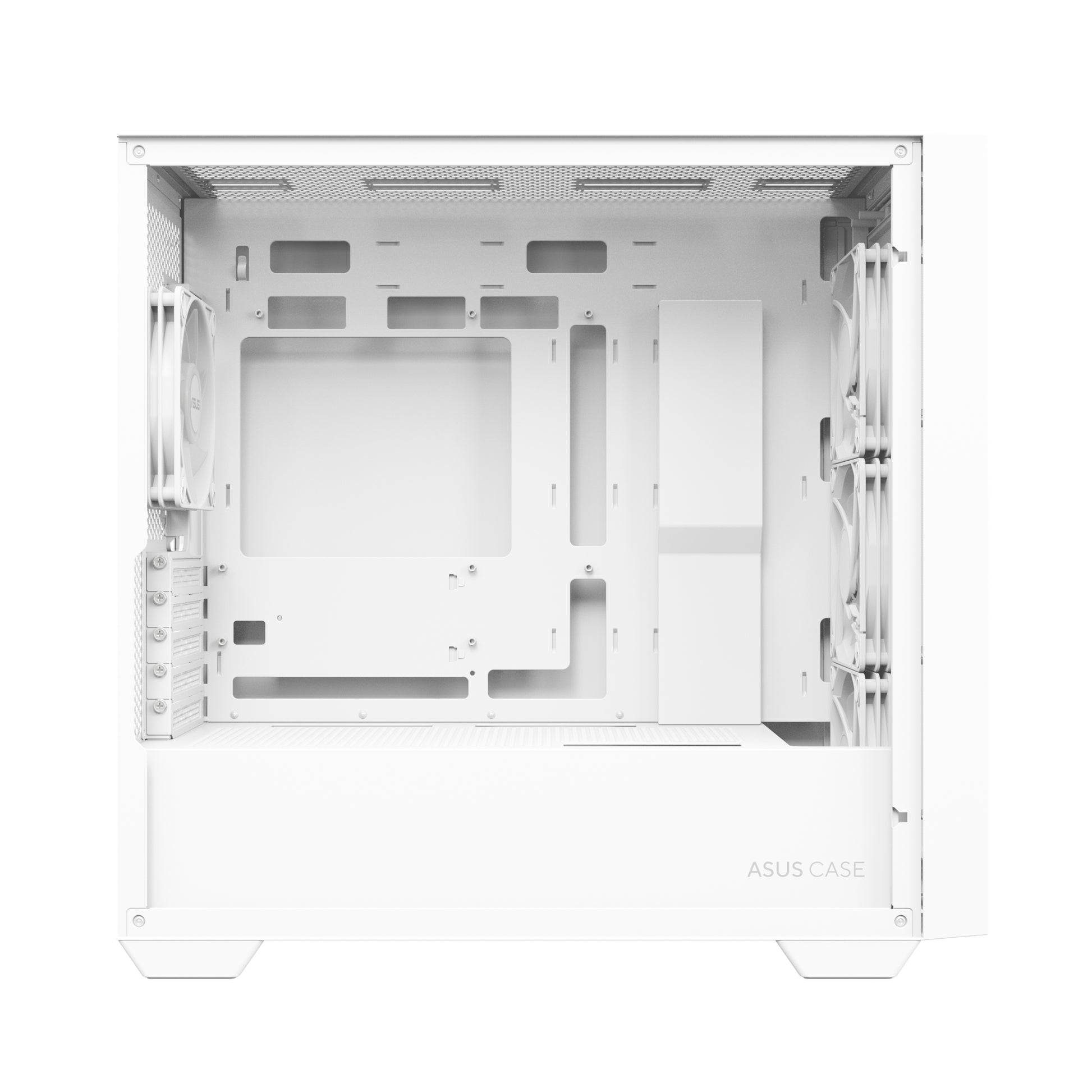 ASUS A21 PLUS – PC-Gehäuse – micro-ATX, Mini-ITX, Weiss, 3×120 mm vorne, 1×120 mm hinten, 465×220×430 mm