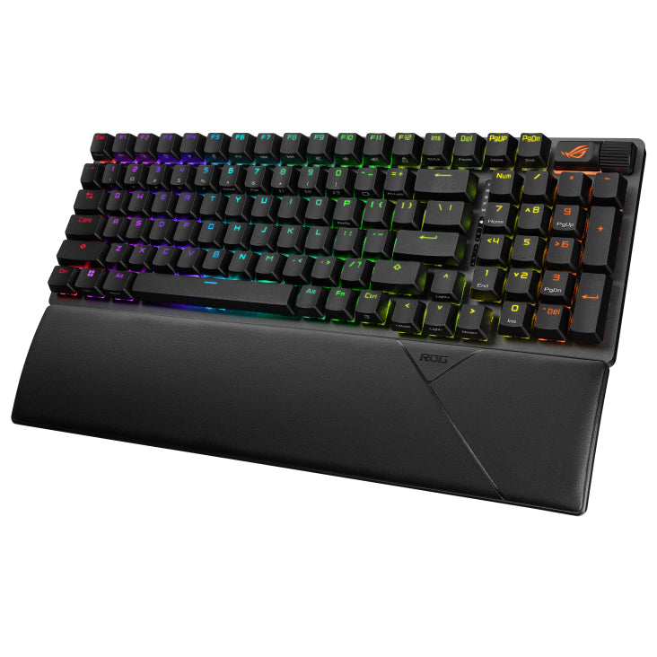 ASUS ROG Strix Scope II 96 – Tastatur 96% – Mechanisch – Bluetooth & 2,4 GHz (USB-A-Empfänger) – RGB