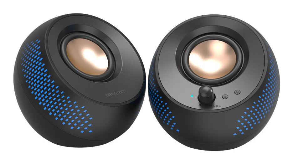Creative Labs Creative Pebble X – PC-Lautsprecher – 2.0, 15 W, USB-C, Schwarz