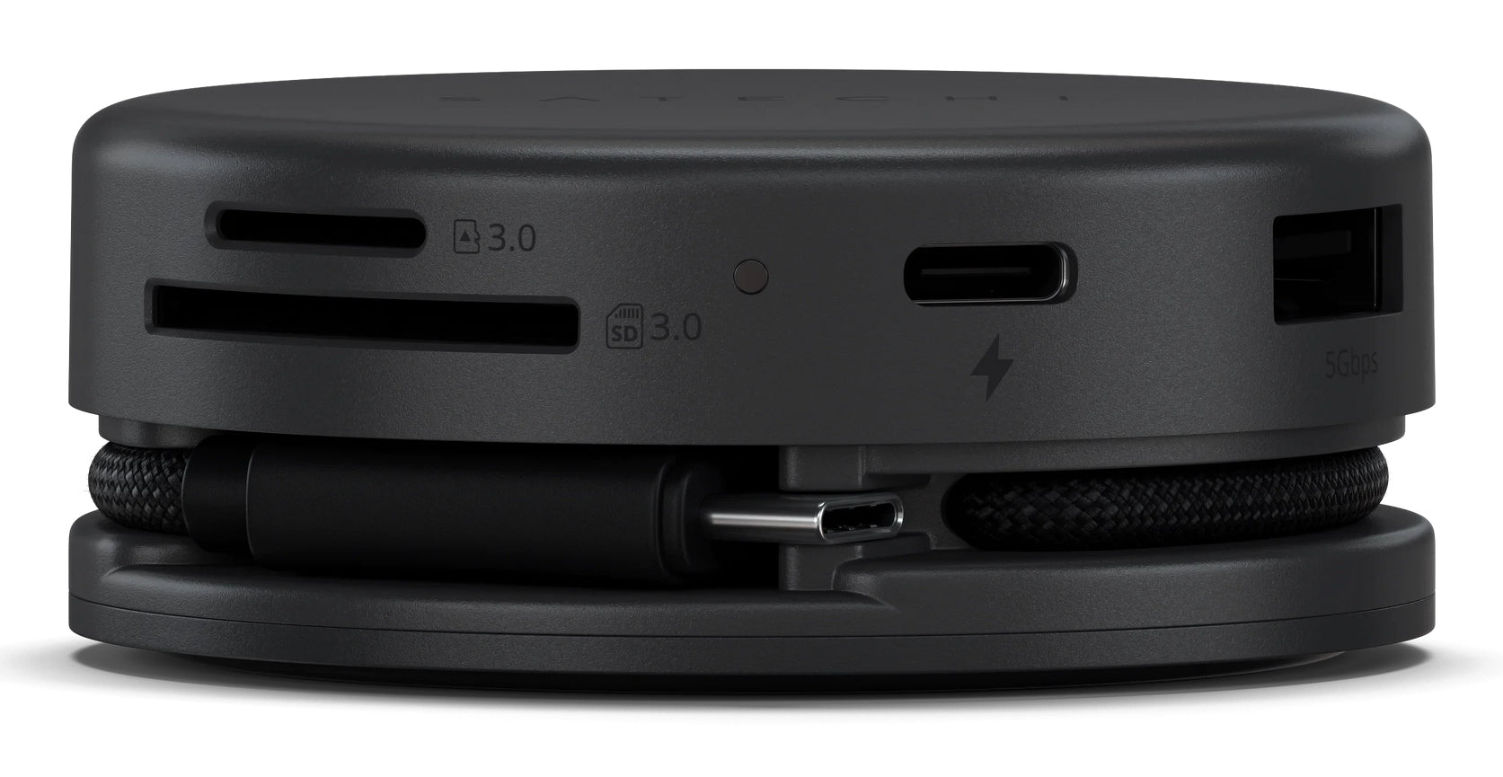 Satechi OntheGo Multiport-Adapter – USB-C, DP/HDMI, USB-A, 100 W PD, GbE, für Windows/Mac/ChromeOS