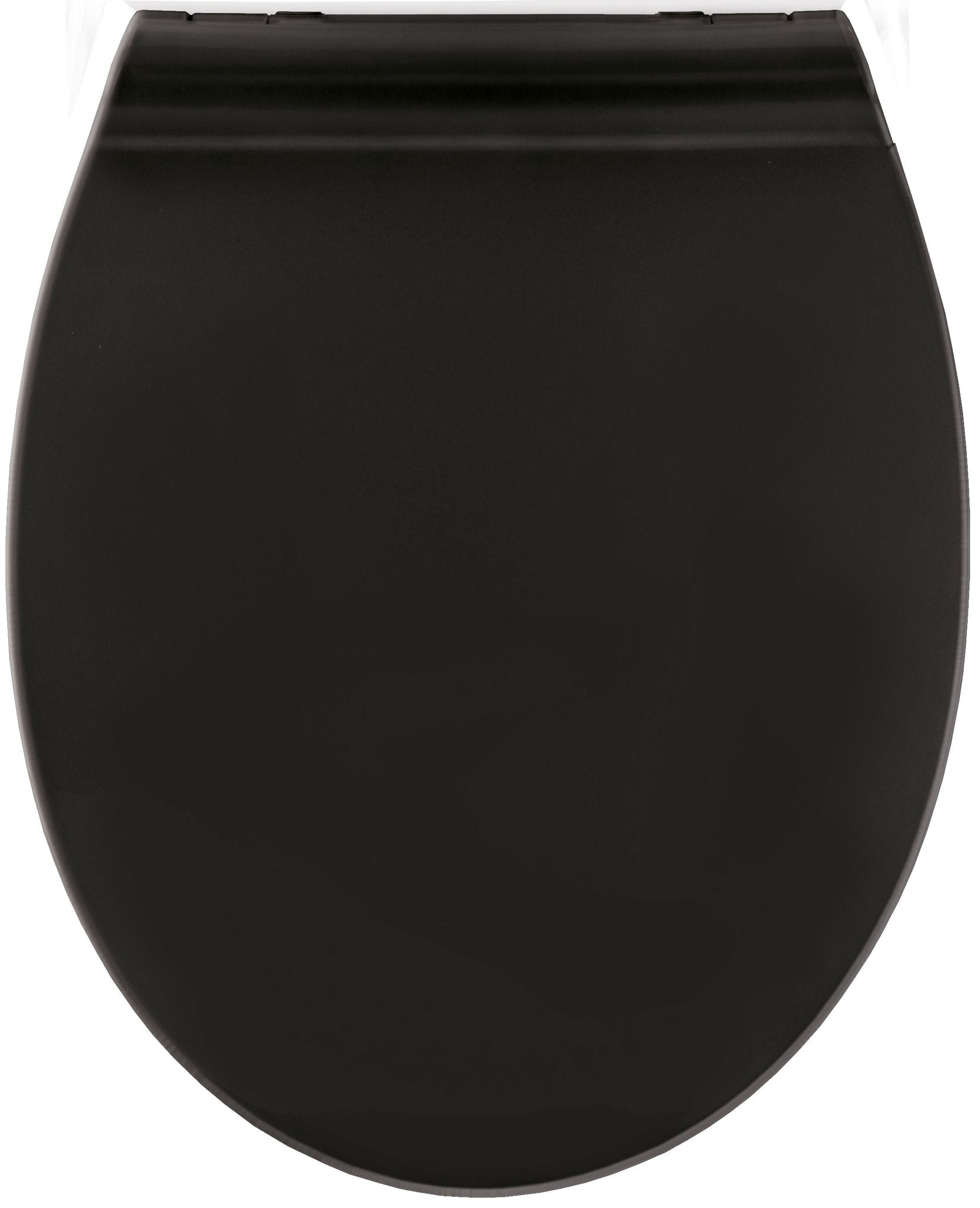 Kleine Wolke WC-Sitz Alley – Duroplast, Schwarz, Absenkautomatik, 37 × 45 cm