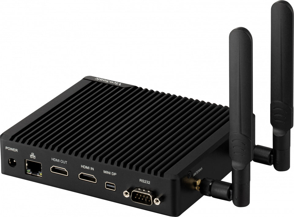 Viewsonic VBS200-A – Set-Back-Box (SBB), 1× HDMI In / 1× HDMI Out, 1× RJ-45, RS-232, USB-A, Android 11