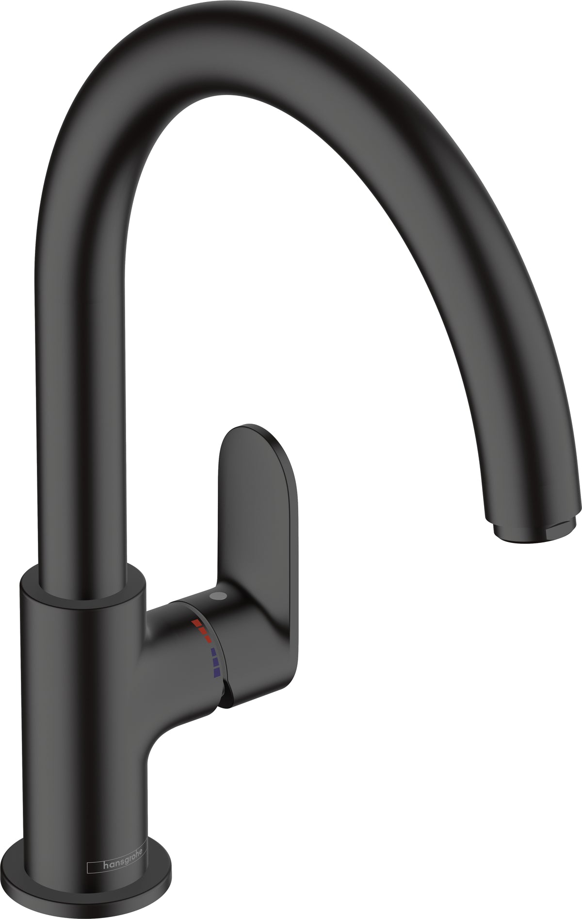 Hansgrohe Einhebelmischer 5,5 × 23,5 × 33,2 cm, Messing, schwarz matt